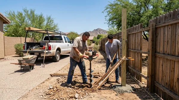 Team Phoenix Fence Installers in Phoenix