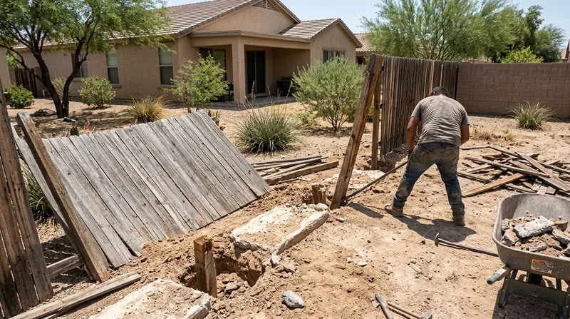 Fence Replacement & Removal Phoenix