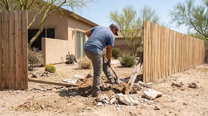 Fence Post Repair & Replacement Phoenix